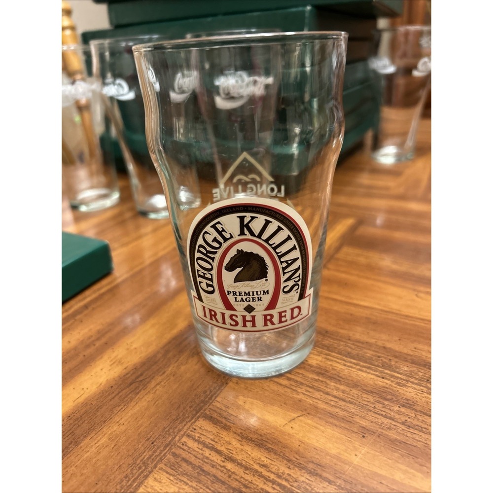 George Killian's Premium Lager Irish Red Pint Beer Glass‎